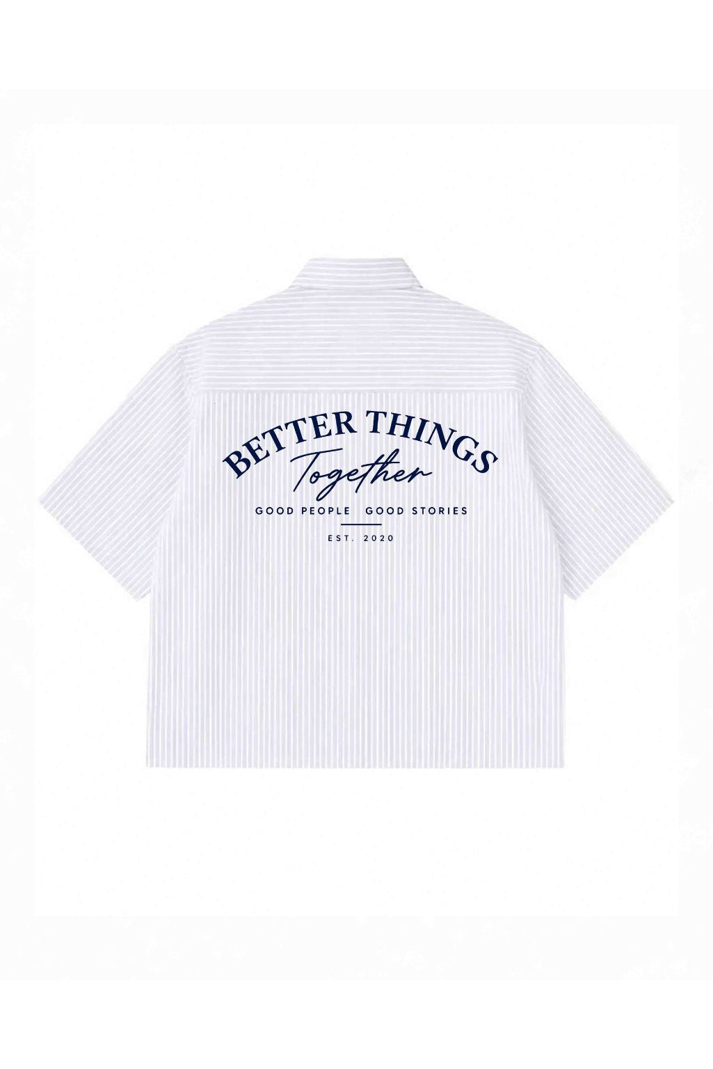 Premium Striped Boxy Fit Shirt