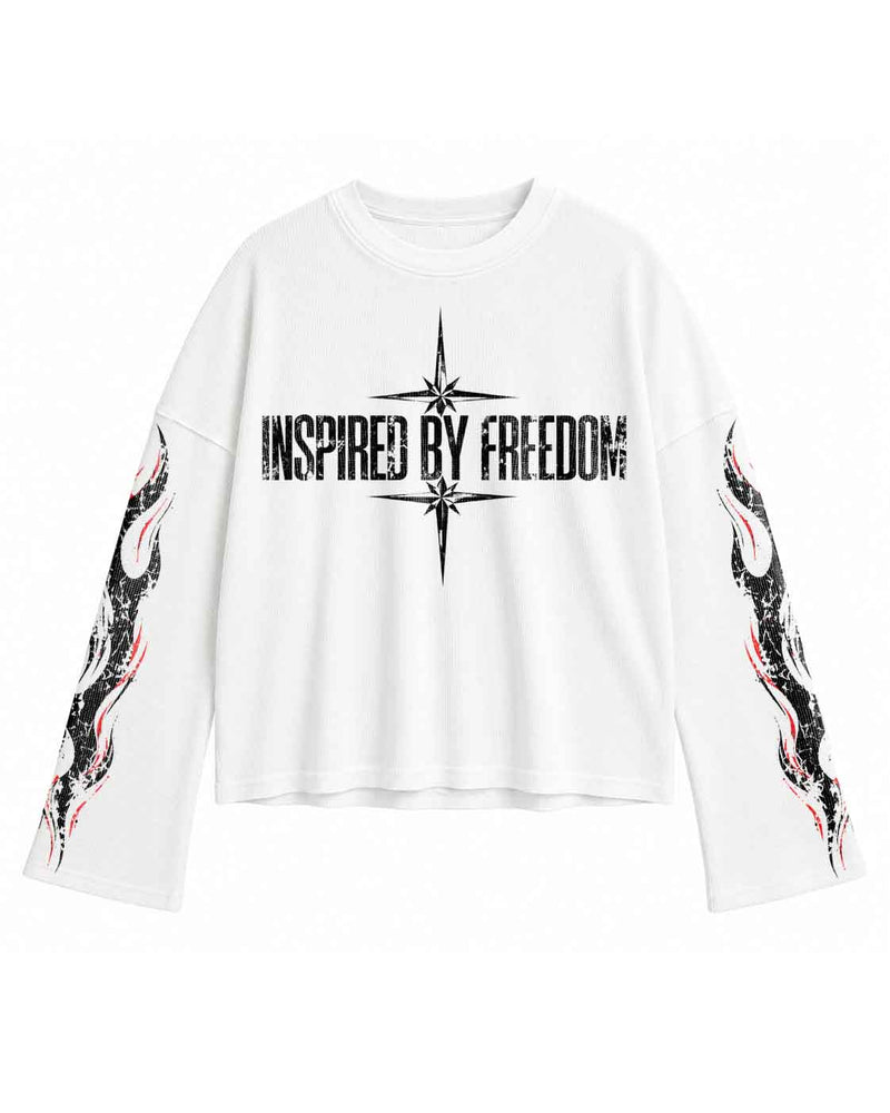Inspired By Freedom Waffle Tee