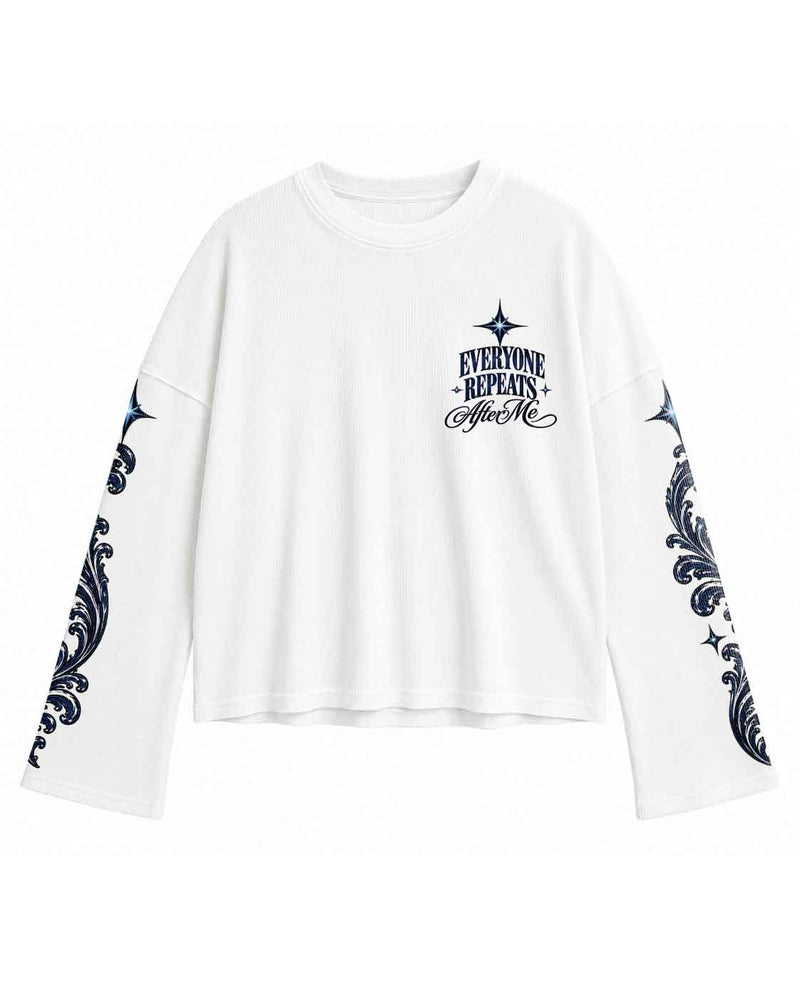Everyone Repeats After Me Waffle Tee