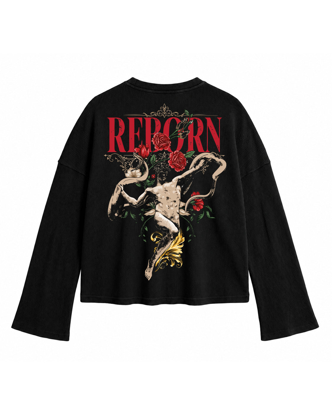Reborn Statue Waffle Tee