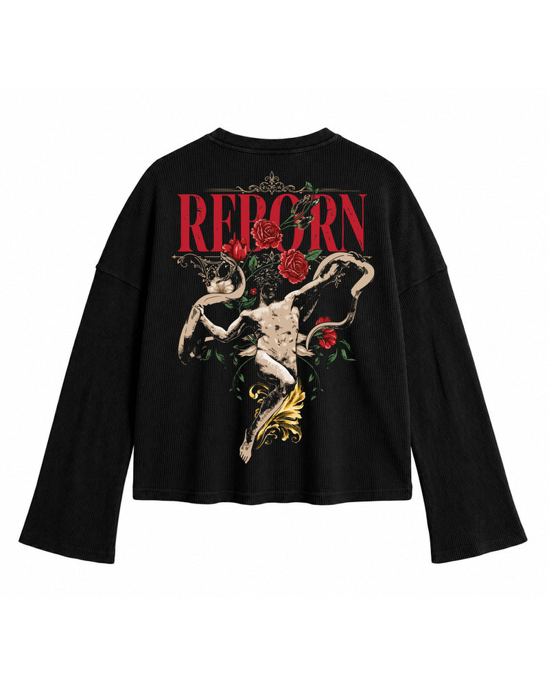 Reborn Statue Waffle Tee