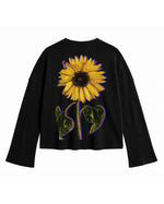 Bloom Anyway Sunflower Waffle Tee