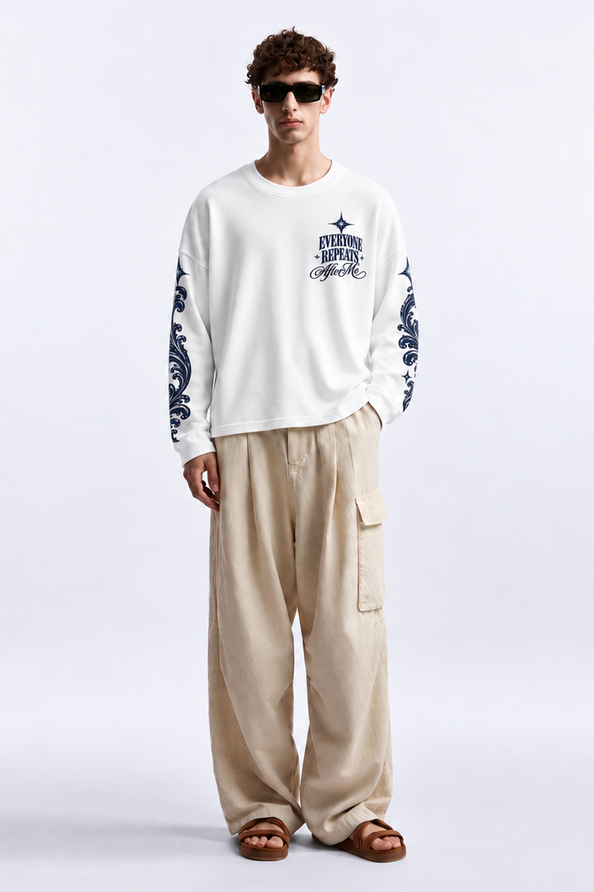 Everyone Repeats After Me Waffle Tee