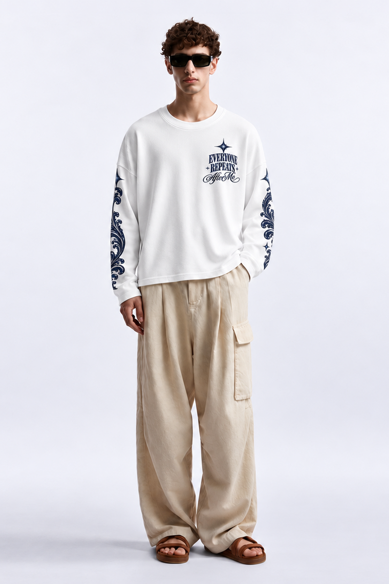 Everyone Repeats After Me Waffle Tee