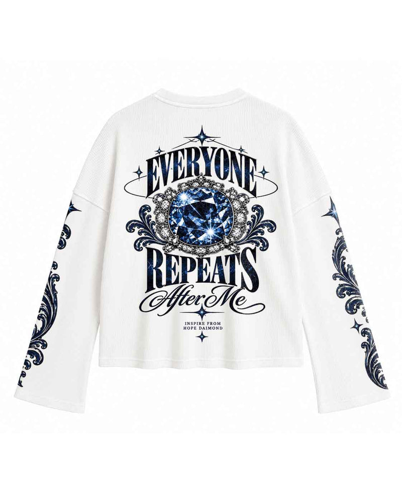 Everyone Repeats After Me Waffle Tee