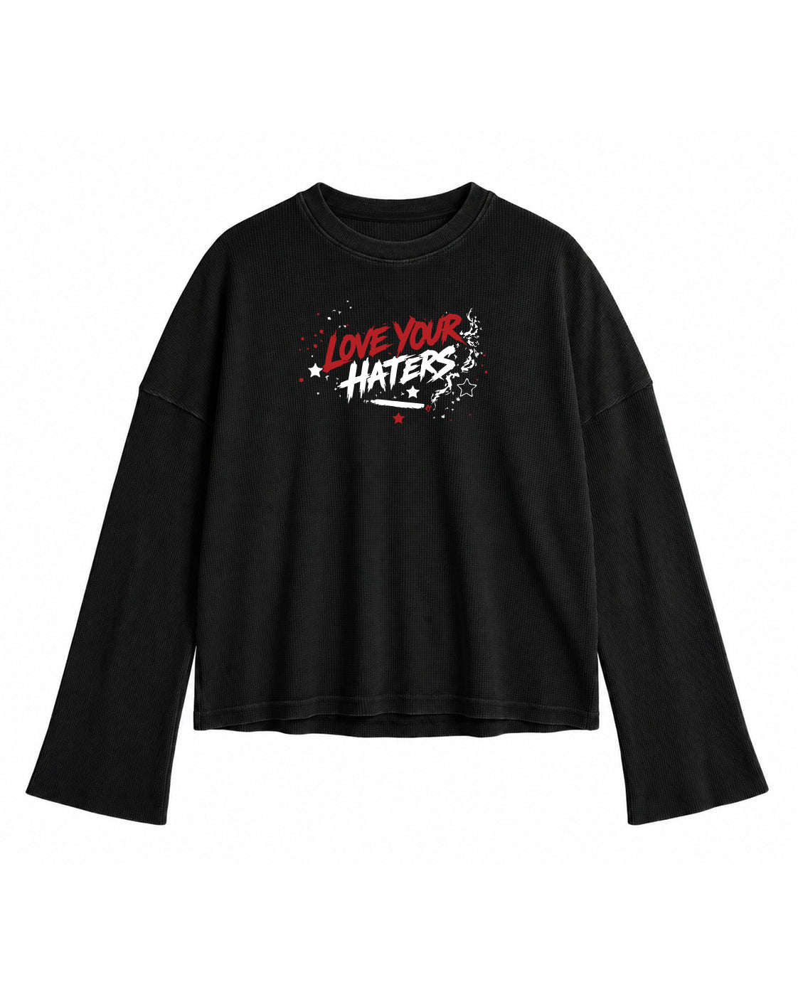 Love Your Haters Waffle Tee