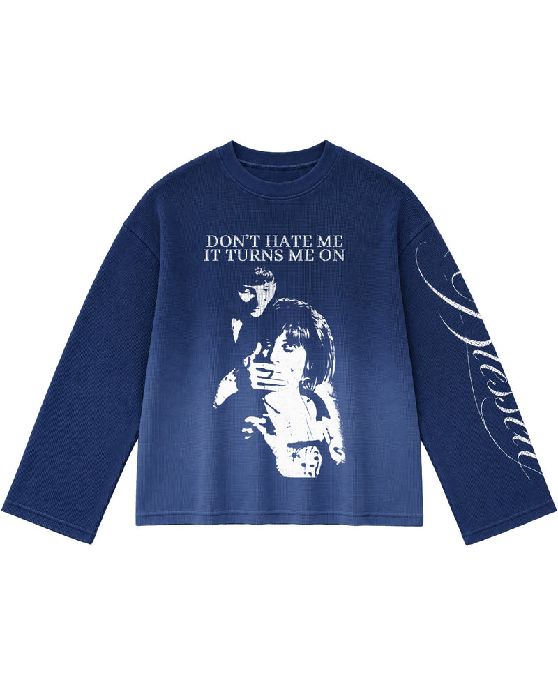 Don't Hate Me Waffle Tee