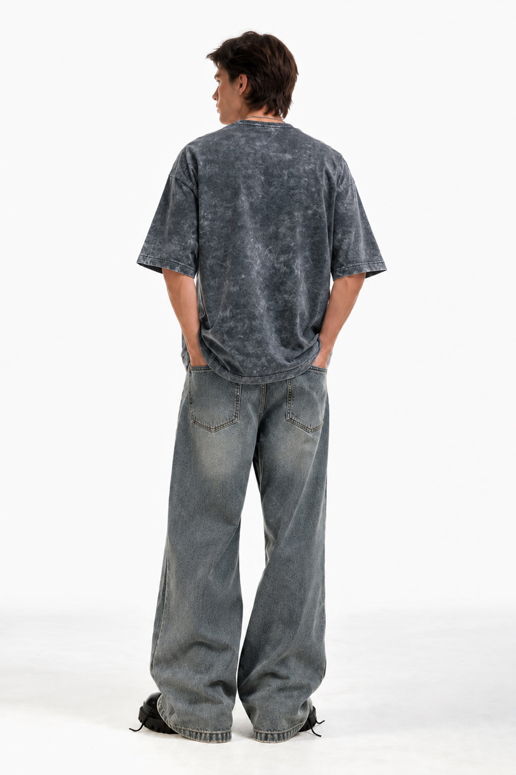 Charcoal Acid Wash T-Shirt