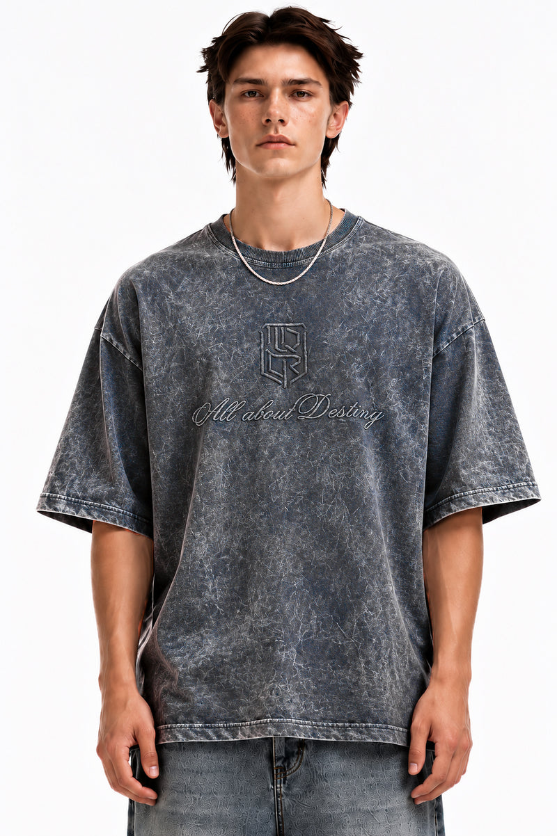 Charcoal Acid Wash T-Shirt