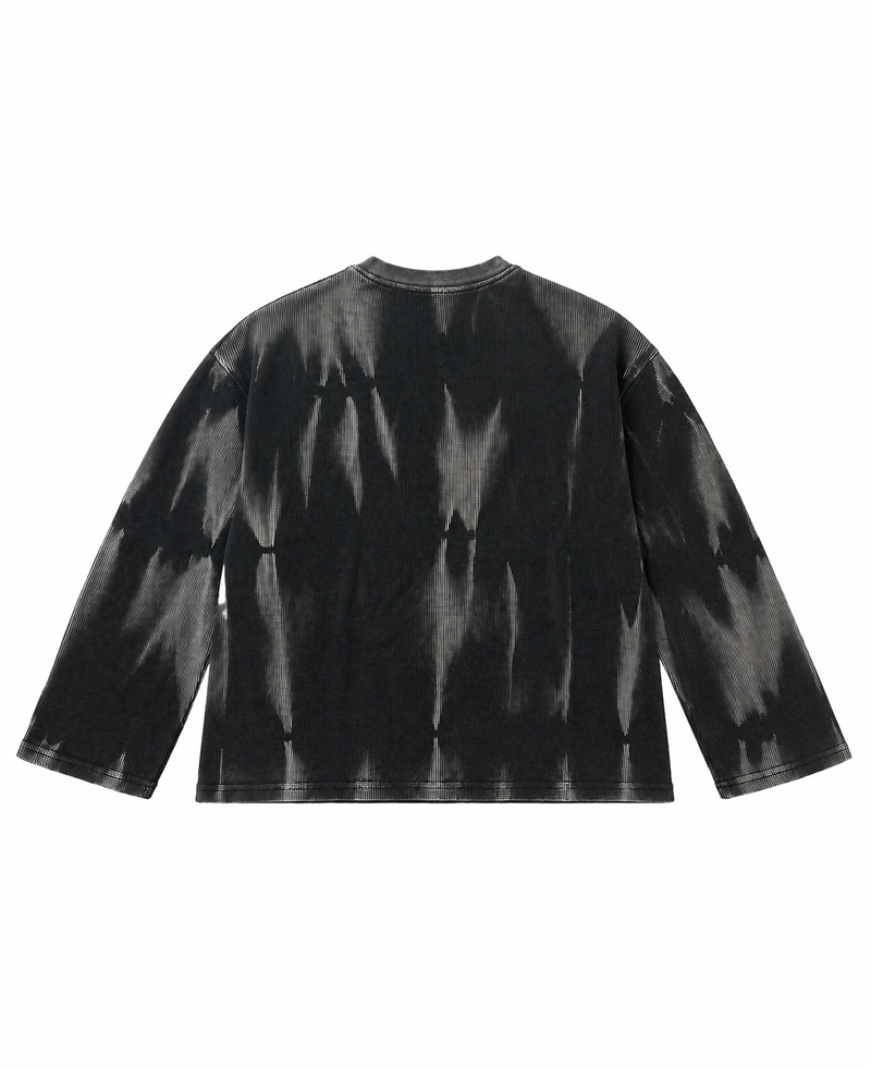 Hammer Wash Waffle Oversized Full-Sleeve