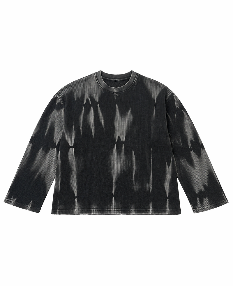 Hammer Wash Waffle Oversized Full-Sleeve