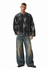 Hammer Wash Waffle Oversized Full-Sleeve